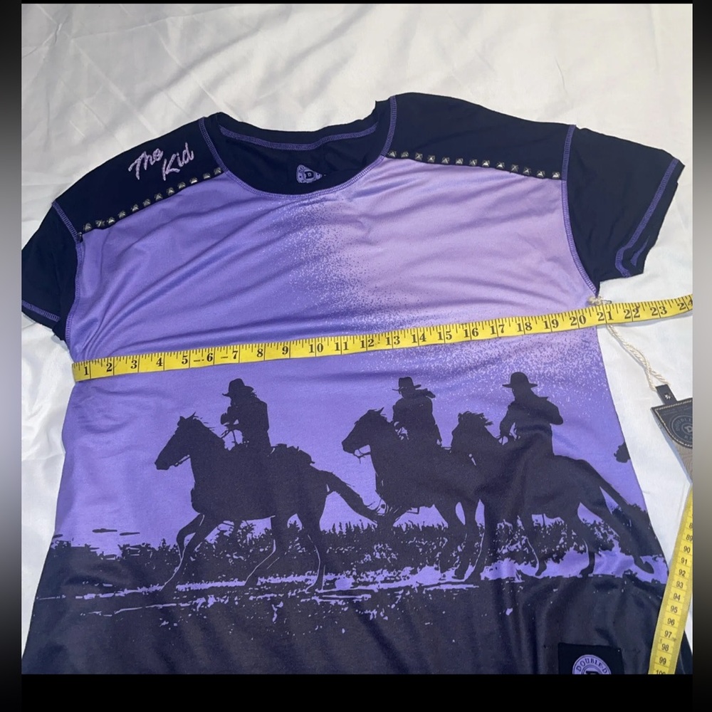 DOUBLE D Ranch Regulator Top Shirt Size Medium NWT $178 - Picture 5 of 8